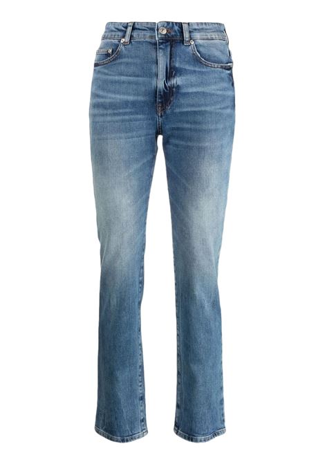 Jeans dritti con logo Chiara Ferragni CHIARA FERRAGNI | Pantaloni | 73CBB5R2 CDW30904